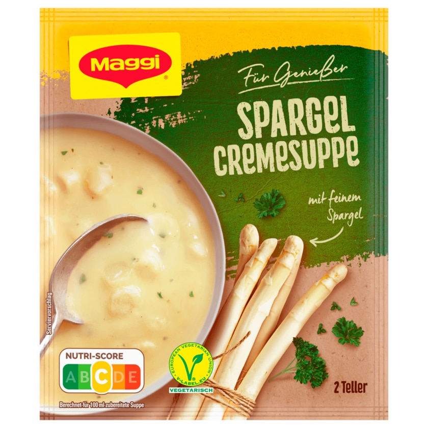 Maggi für Genießer Spargel Cremesuppe, ergibt 500ml